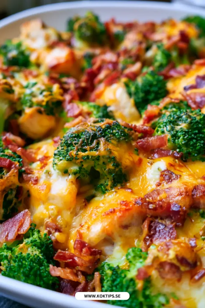Kycklinggratäng med broccoli: enkel, krispig och fullproppad med smak