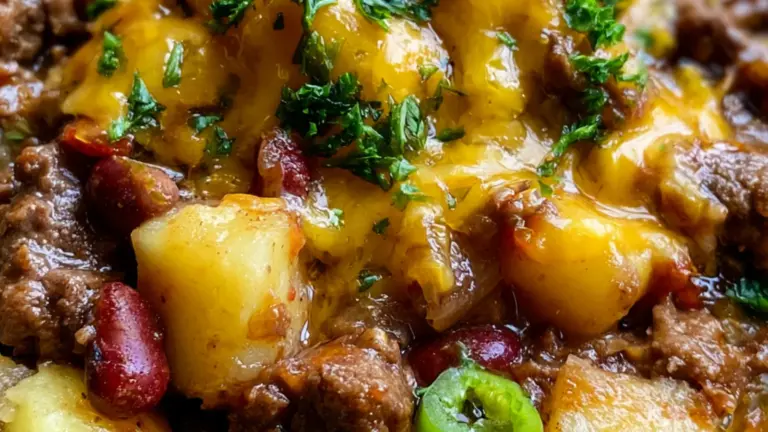 Långkokt köttfärsgryta med potatis: det bästa receptet för slow cooker