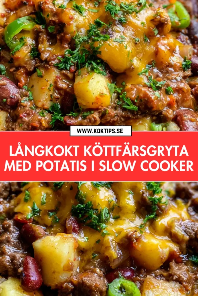 Långkokt köttfärsgryta med potatis: det bästa receptet för slow cooker