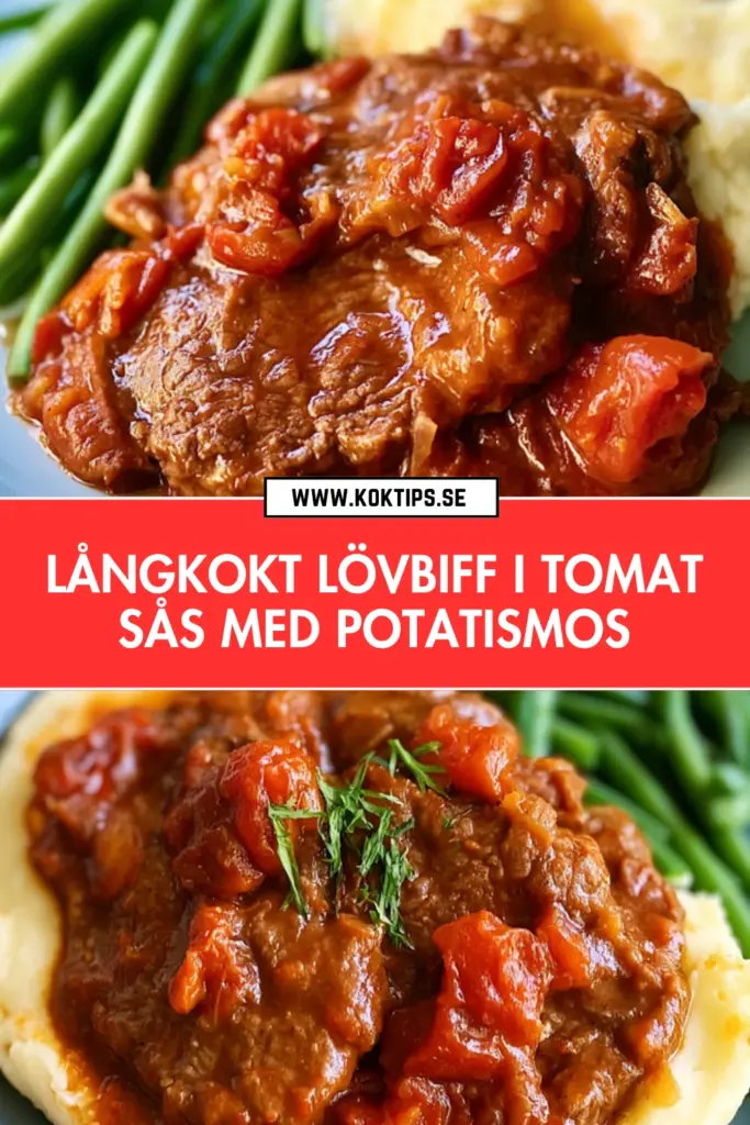 Långkokt lövbiff i tomatsås: det bästa hemlagade receptet för en mumsig vardagsmiddag