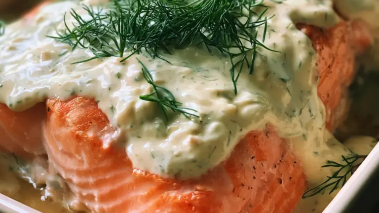 Klassisk Lax i Ugn med Dillsås: Enkel Vardagsmiddag med Stor Smak