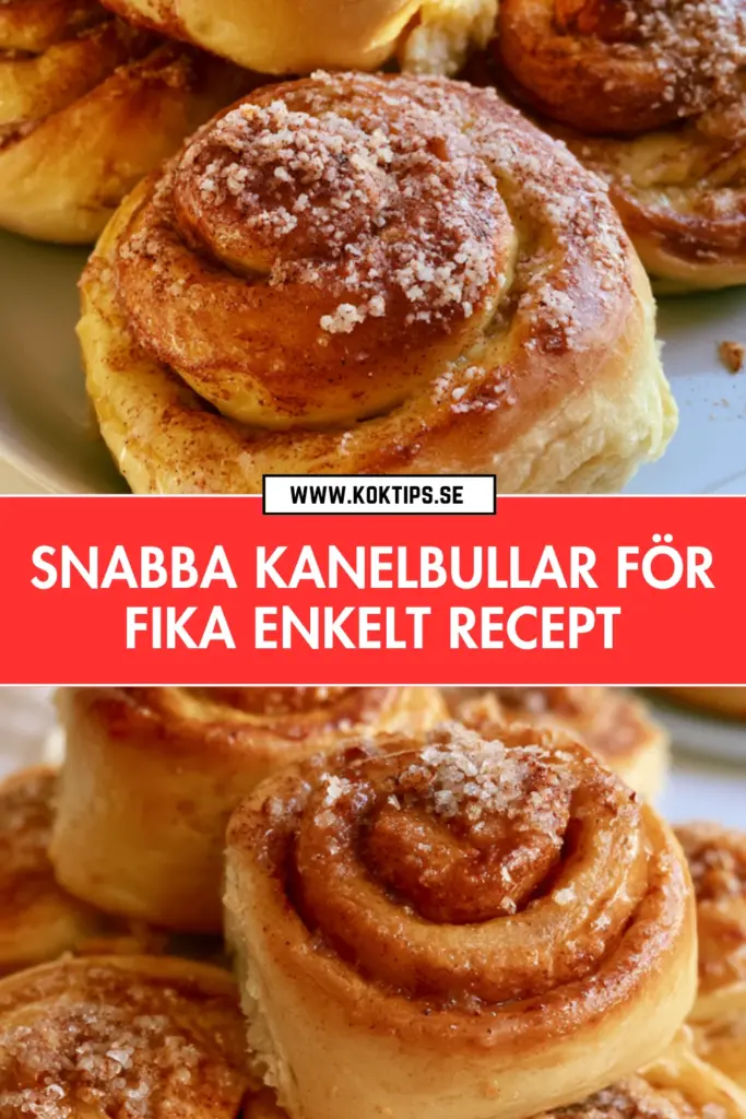 Snabba Kanelbullar: Det Enklaste Receptet för en Perfekt Fika