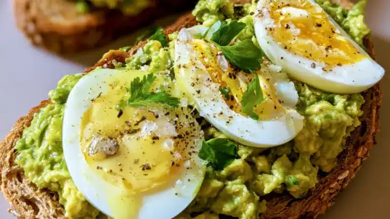 Ägg- och Avokadomacka Enkel Frukostrecept