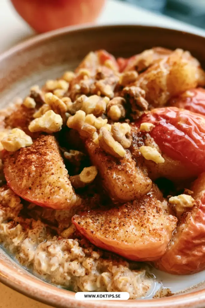 Sockerfri äppelfrukost med kanel: det godaste sättet att börja dagen
