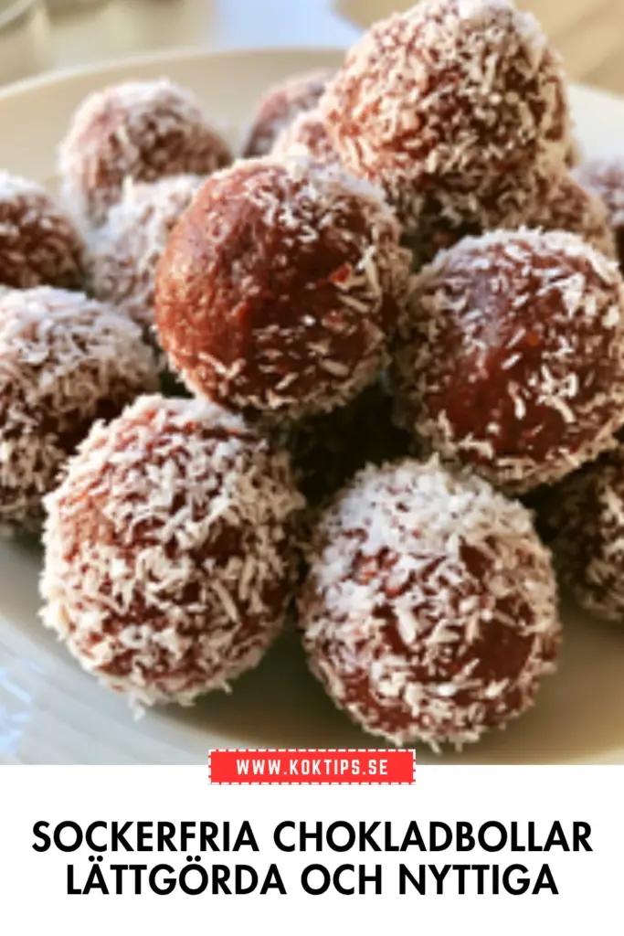 Sockerfria Chokladbollar: Det Godaste Receptet Utan Socker
