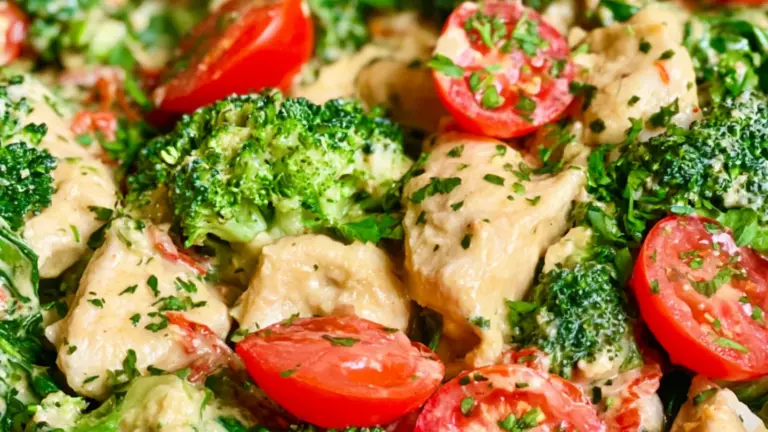 Vitlökskyckling med broccoli och spenat: ett klassiskt kycklingrecept du kommer älska