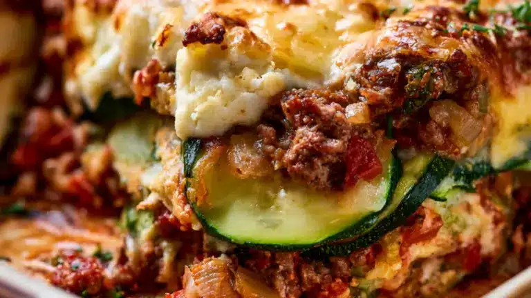 Zucchinilasagne utan kolhydrater: det godaste lättlagade receptet hemma
