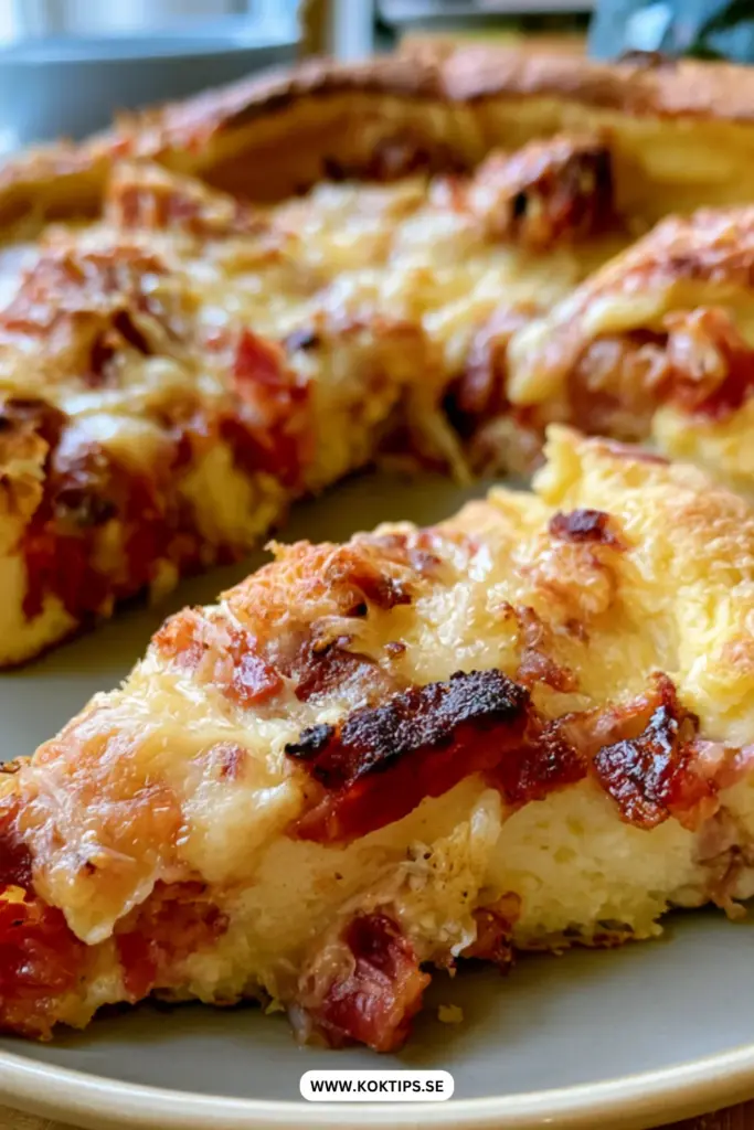 Bästa baconfylld ugnspannkaka: enkelt recept på en gyllene svensk favorit