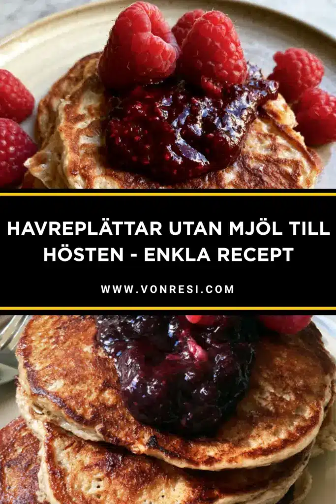 Havreplättar utan mjöl: hemlagat och klassiskt recept med få ingredienser