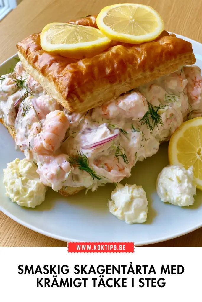 Smaskig skagentårta i enkla steg, klassisk, krämig och festfin