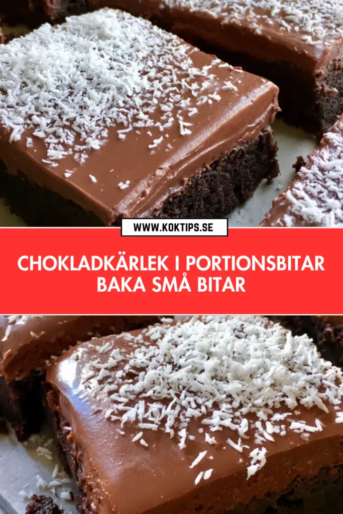 Chokladkärlek i portionsbitar: klassiskt recept med krämig glasyr
