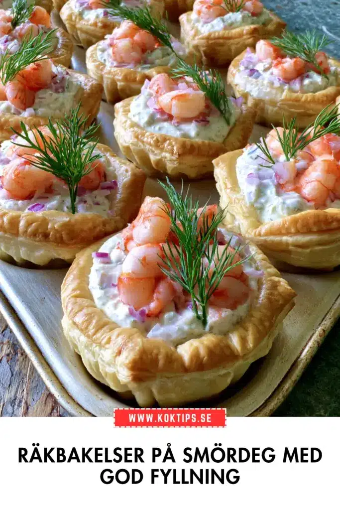 Räkbakelser på smördeg – krispiga, krämiga och snabba att laga