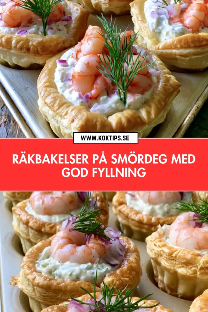 Räkbakelser på smördeg – krispiga, krämiga och snabba att laga