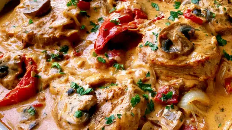 Fläskytterfilé i ugn: krämig chili och saftigt kött i samma form