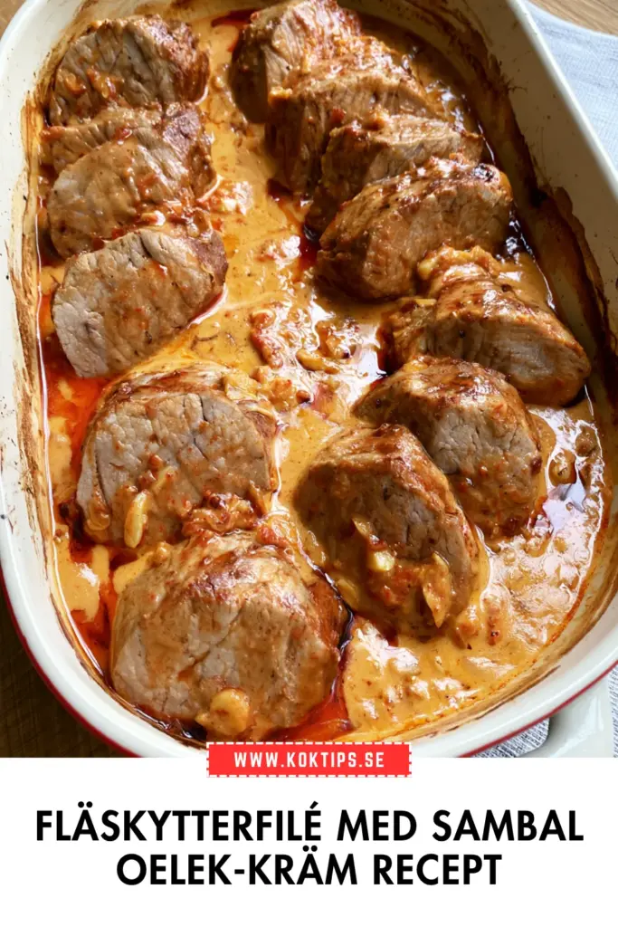 Fläskytterfilé med Sambal Oelek-kräm recept