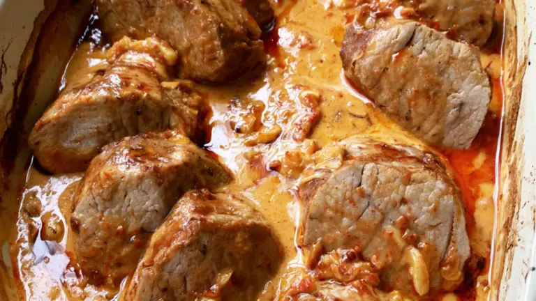 Fläskytterfilé med Sambal Oelek-kräm recept