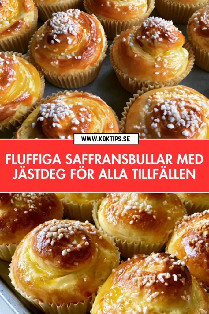 Fluffiga saffransbullar för fika, advent och alla mysiga stunder