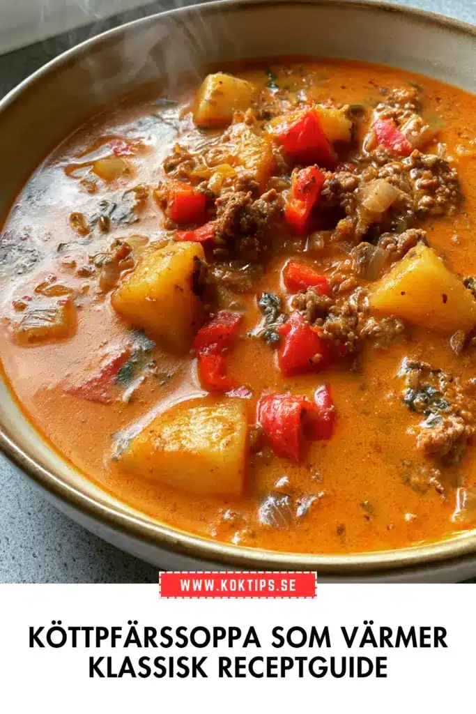 Bästa köttfärssoppan: klassisk, enkel och perfekt till vardagen