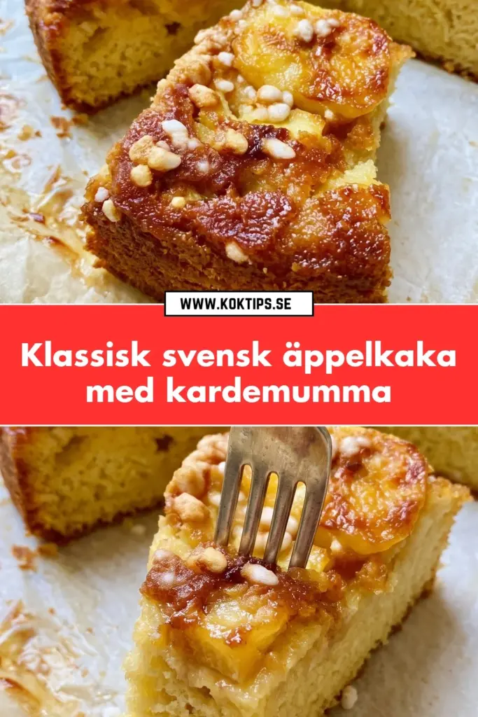 Klassisk svensk äppelkaka som alltid lyckas: hemlagad, snabb och enkel