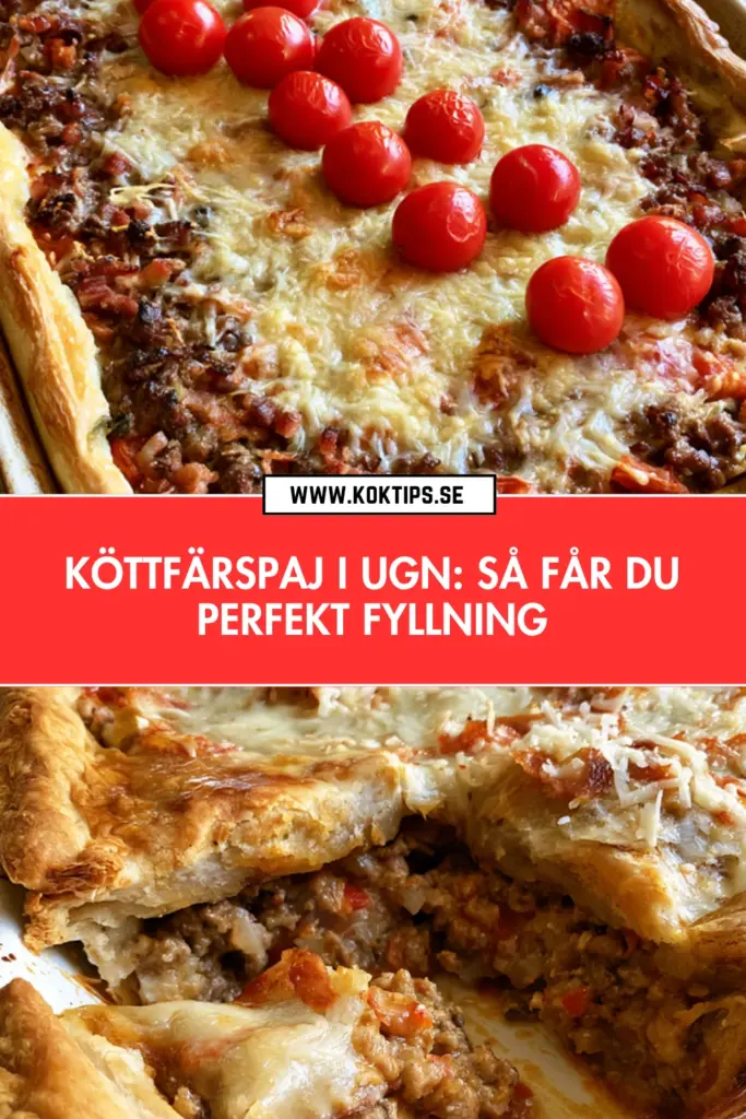 Köttfärspaj i ugn: så får du saftig fyllning och krispigt pajskal