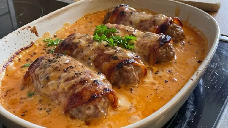 Köttfärsrullar med bacon: hemlagat, saftigt och klart på under 30 minuter