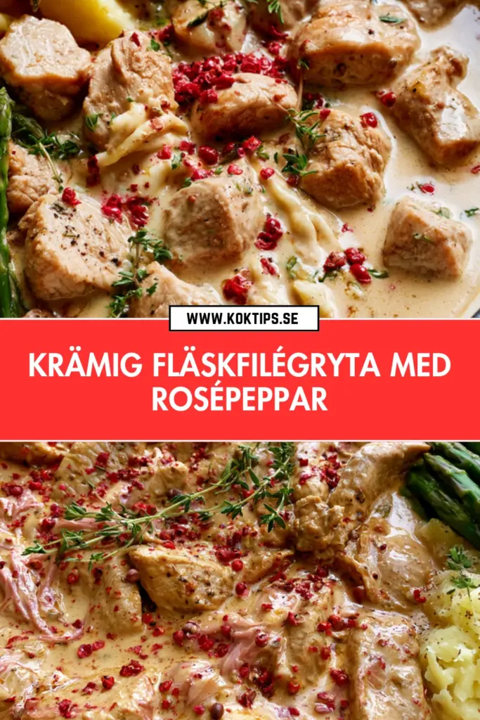 Krämig fläskfilégryta som imponerar: snabb middag med mycket smak