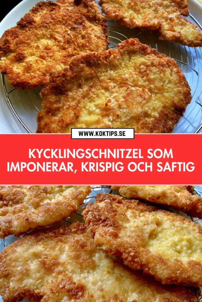 Krispig kycklingschnitzel som imponerar till vardag och helg