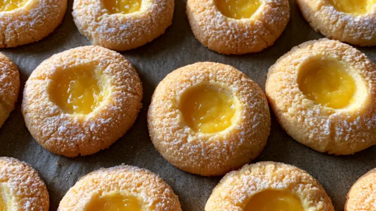 Läckra citrongrottor för fika och julbak med frisk lemon curd