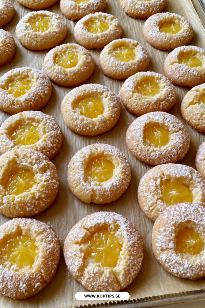 Läckra citrongrottor för fika och julbak med frisk lemon curd