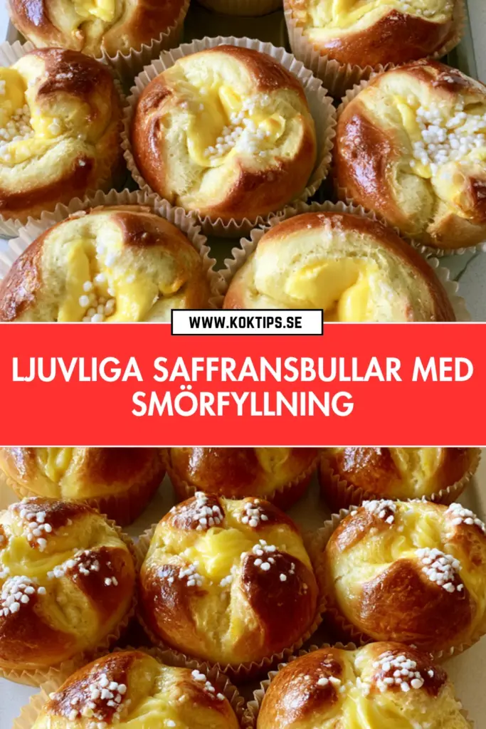Hemgjorda saffransbullar som blir saftiga, gyllene och oemotståndliga