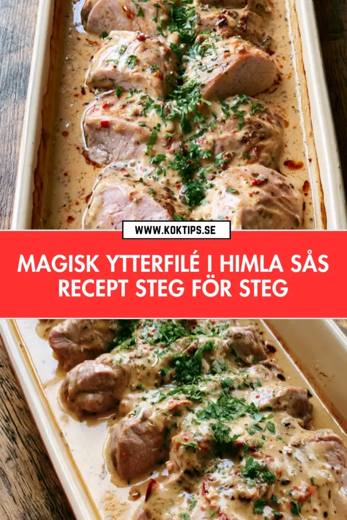 Magisk ytterfilé i himla sås: snabb och hemlagad favorit till middag