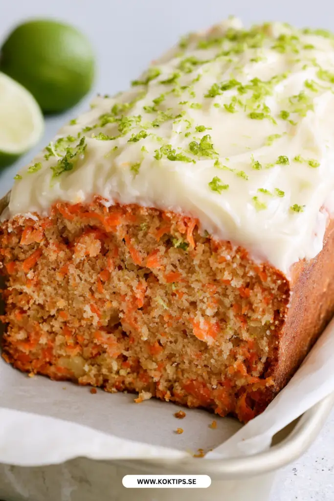 Morotsdröm med frisk limeglasyr: enkelt recept till fika och dessert
