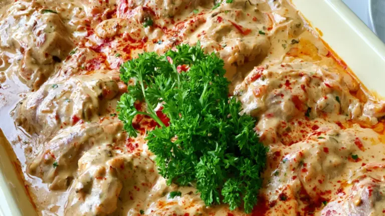 Saftig fläskfilé i krämig sås: enkelt recept som alltid blir lyckat