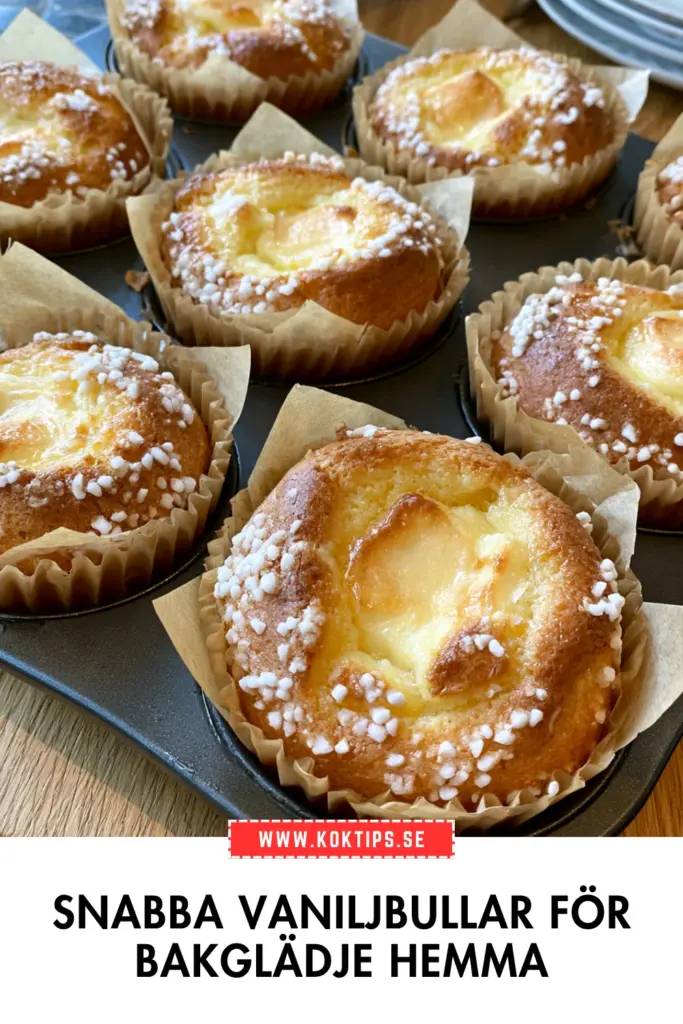 Snabba vaniljbullar som lyckas varje gång hemma