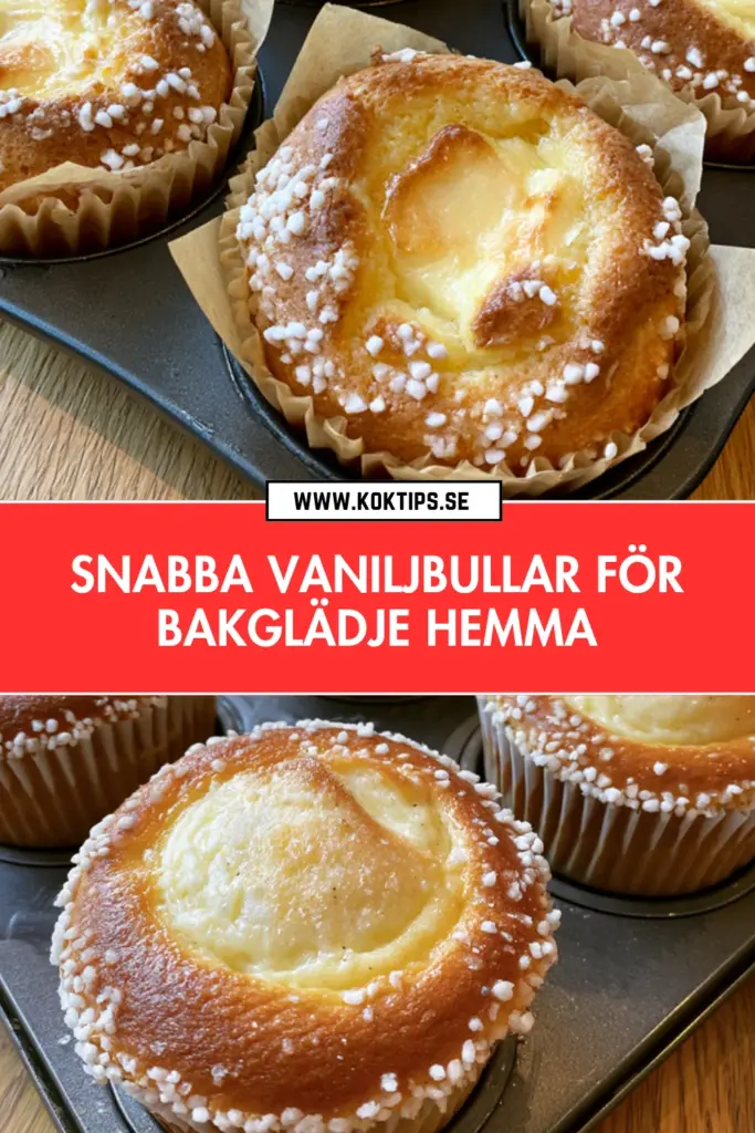 Snabba vaniljbullar som lyckas varje gång hemma