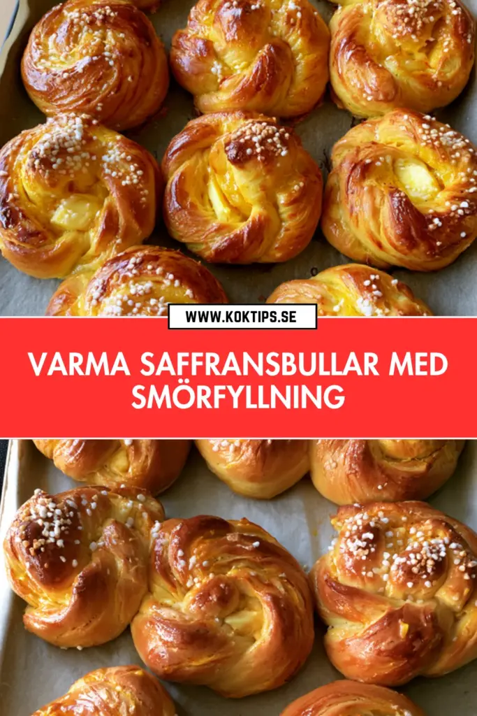 Hemlagade varma saffransbullar för vinterns mysigaste fika